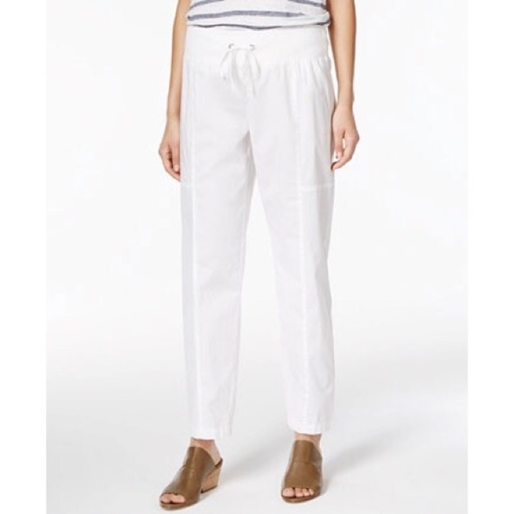 NWT Eileen Fisher drawstring jogger style pants